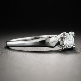 Estate .30 Carat Diamond Solitaire Engagement Ring
