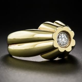 Estate.35 Carat Gent's Diamond Ring in 18K