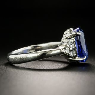 Estate 4.61 Carat Tanzanite and Diamond Ring
