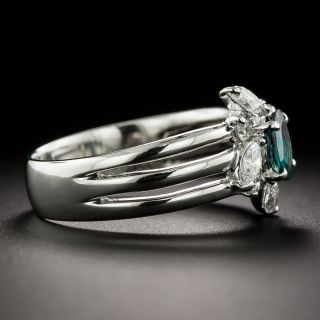 Estate .46 Carat Alexandrite and Diamond Ring