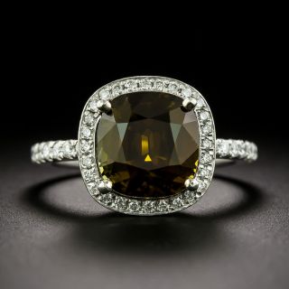 Estate 5.55 Carat Alexandrite and Diamond Ring - GIA - 3