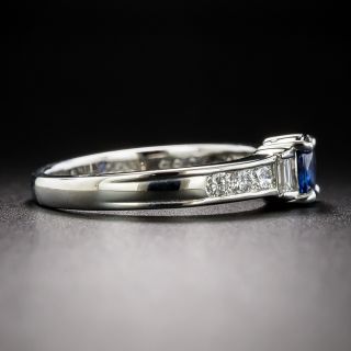 Estate .55 Carat Sapphire and Diamond Ring