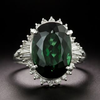 Estate 6.81 Carat Tourmaline and Diamond Ring - 2