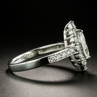 Estate .60 Carat Marquise-Cut Diamond Halo Ring