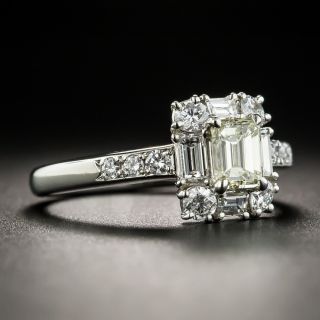 Estate .62 Carat Emerald-Cut Diamond Ring