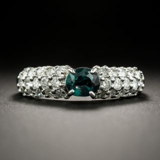 Estate .67 Carat Alexandrite and Diamond Ring - 1
