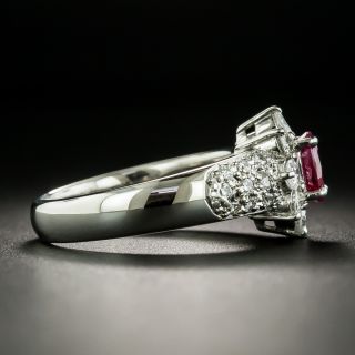 Estate .69 Carat Ruby and Diamond Ring