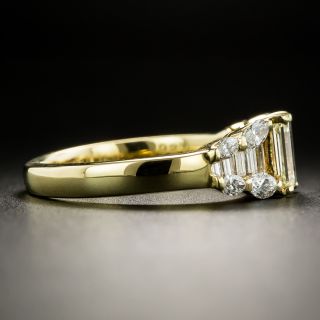 Estate .71 Carat Emerald-Cut Diamond Ring 