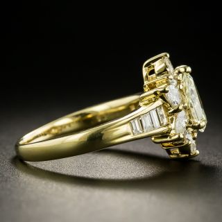 Estate .73 Carat Pear-Shape Diamond Ring
