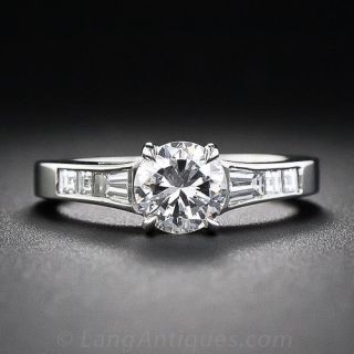 Estate .85 Carat Diamond Engagement Ring - 1
