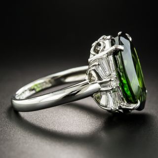 Estate 9.60 Carat Tourmaline and Diamond Ring