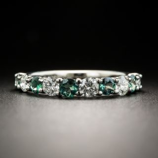 Estate Alexandrite and Diamond Band - 1
