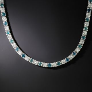 Estate Alexandrite and Diamond Necklace - 3