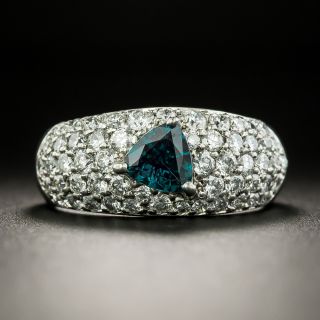 Estate Alexandrite and Diamond Ring - 2