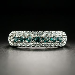 Estate Alexandrite and Diamond Ring - 2