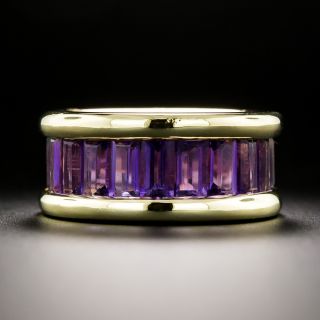 Estate Amethyst Band Ring - 3