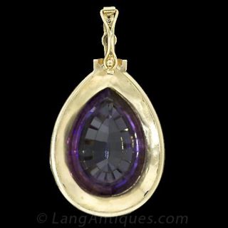 Estate Amethyst Pendant