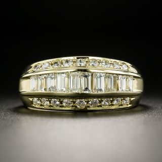 Estate Baguette Diamond Band Ring - 2