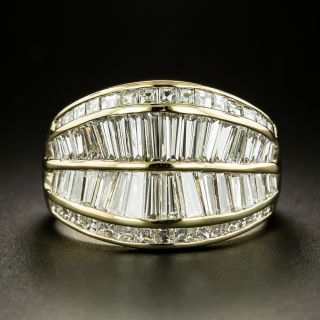 Estate Baguette Diamond Band Ring  - 3