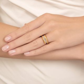 Estate Baguette Diamond Band Ring