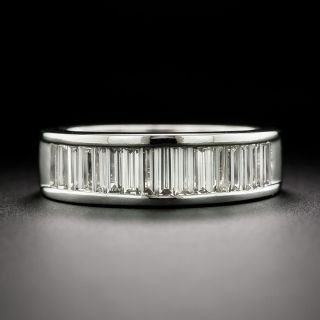 Estate Baguette Diamond Band Ring - 3