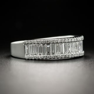 Estate Baguette Diamond Half Band