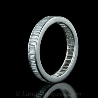 Bailey Banks and Biddle Deco Diamond Eternity Band Main View