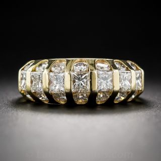 Estate Beveled Diamond Band