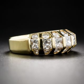 Estate Beveled Diamond Band