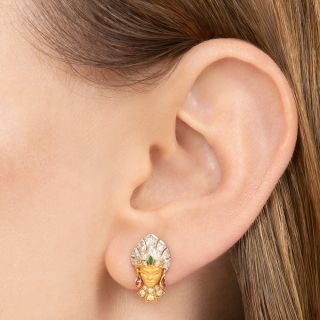 Estate Carrera y Carrera 18K Femme Earrings, Spain