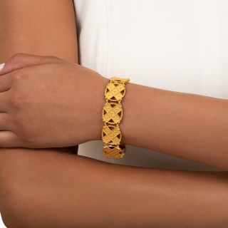 Estate Castellani-Style 18K Bracelet