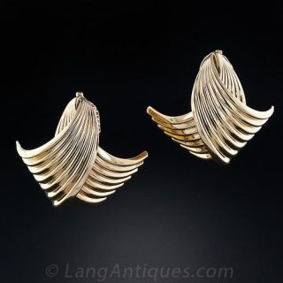 Estate Clip  Earrings