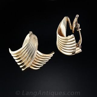 Estate Clip  Earrings