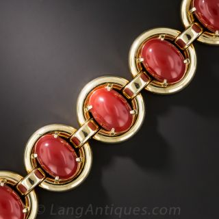 Estate Coral Bracelet