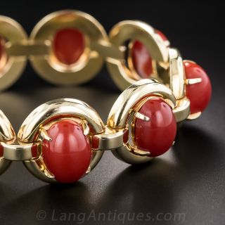 Estate Coral Bracelet
