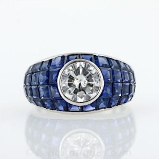 Diamond and Sapphire Ring