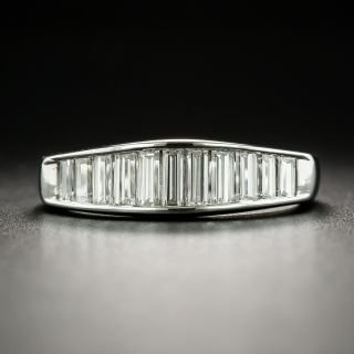 Estate Diamond Baguette Band Ring - 2