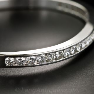 Estate Diamond Bangle Bracelet