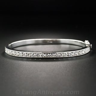 Estate Diamond Bangle Bracelet