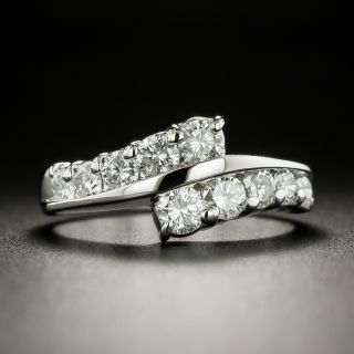 Estate Diamond Bypass Ring - 2