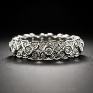Estate Diamond Eternity Wedding Band