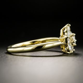 Estate Diamond Floral Cluster Ring
