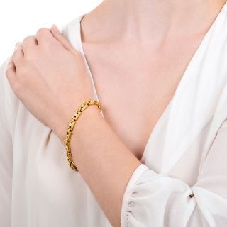 Estate Diamond Link Bracelet 