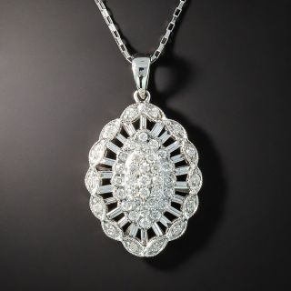 Estate Diamond Pendant - 2