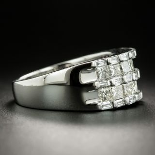 Estate Diamond Platinum Band Ring