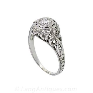 Estate Diamond Ring, Circa 1920s