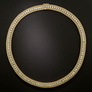 Estate Diamond Rivière Necklace, 13.00 Carats - 2