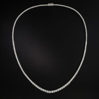 Estate Diamond Rivière Necklace