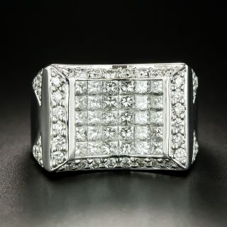 Estate Diamond Saddle Ring - 2