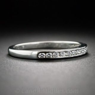 Estate Diamond Wedding Band by Oscar Heyman 